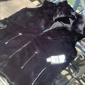 Gallery Real Fur Reversible Vest - Large